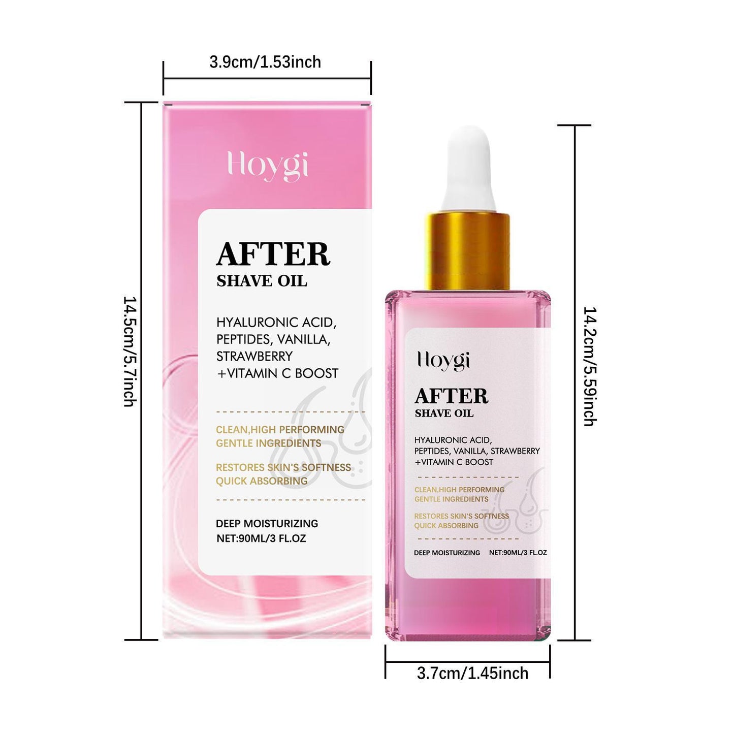 Hoij Strawberry Aftershave Oil Soothing And Moisturizing Daily Care