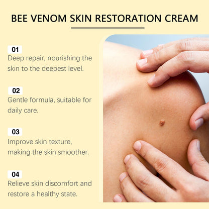 Houkeya Bee  Skin Care Cream Gentle Cleansing, Mole Removal, Moisturizing, Soothing Skin Care Cream