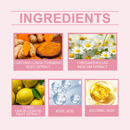 Eelhope Turmeric Kojic Acid Cleansing Gasket Gently Cleanses Facial Skin Pores, Moisturizes And Refreshes Skin Care