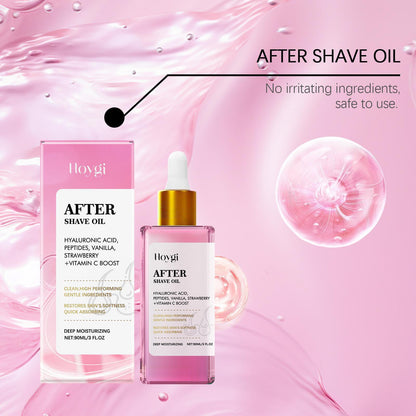 Hoij Strawberry Aftershave Oil Soothing And Moisturizing Daily Care