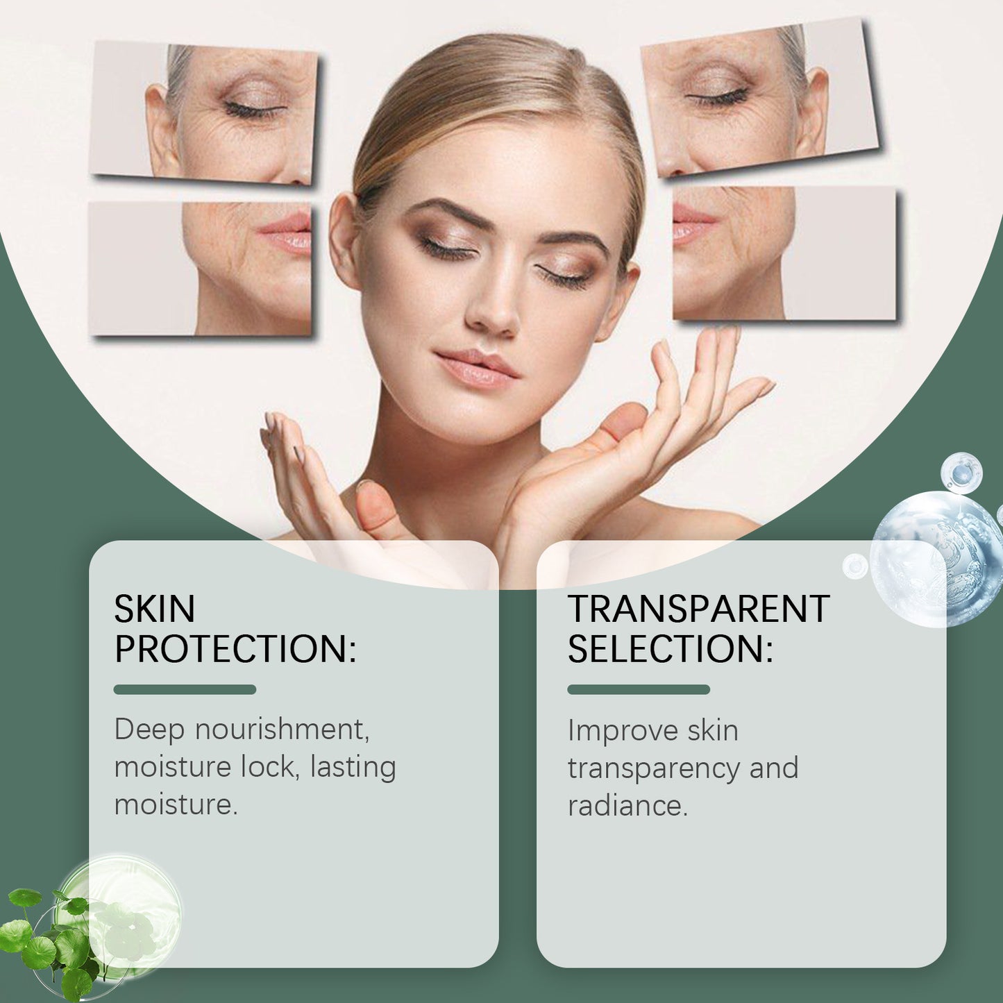 Moisturizing, Hydrating, Skin Brightening Care, Gentle Care For Facial Skin