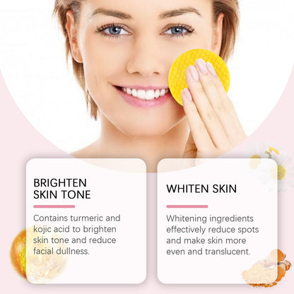 Eelhope Turmeric Kojic Acid Cleansing Gasket Gently Cleanses Facial Skin Pores, Moisturizes And Refreshes Skin Care